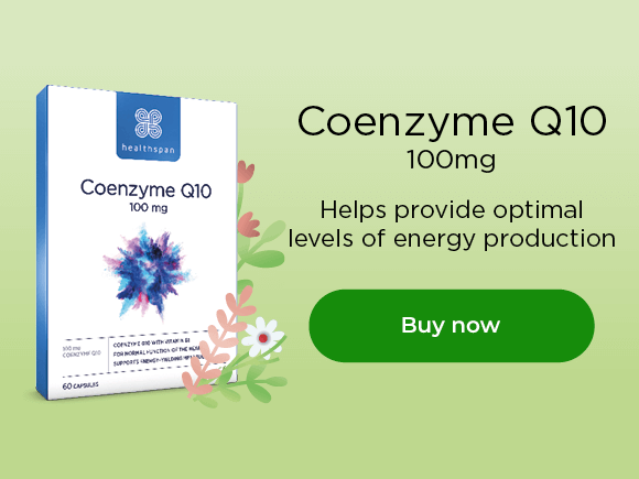 Coenzyme Q10 100mg: helps provide optimal levels of energy production