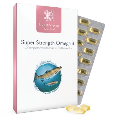 Super Strength Omega 3 1,200mg pack
