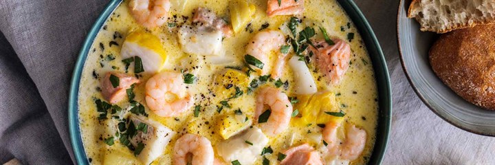 Seafood chowder