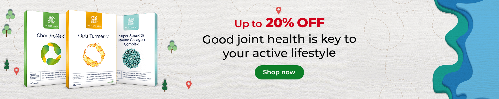 Up to 20% off. Good joint health is key to your active lifestyle. Shop now