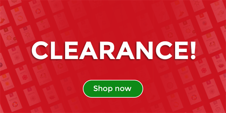 Clearance! Shop now.