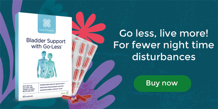Bladder Support - Feel energised with fewer night time disturbances. Buy now.