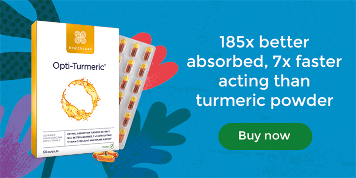 Opti-Turmeric. 185 times better absorbed, 7 times faster acting than turmeric powder. Buy now.