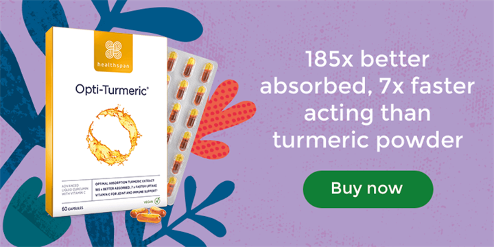 Opti Turmeric - 185 times better absorbed, 7 times faster acting than turmeric powder. Buy now.