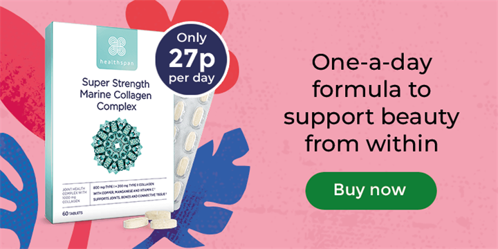 Super Strength Marine Collagen. Only 27p per day. One-a-day formula to support beauty from within. Buy now.