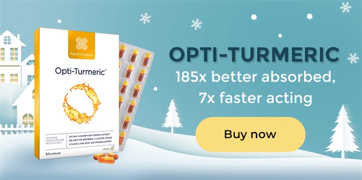 Opti-Turmeric. 185 times better absorbed, 7 times faster acting. Buy now