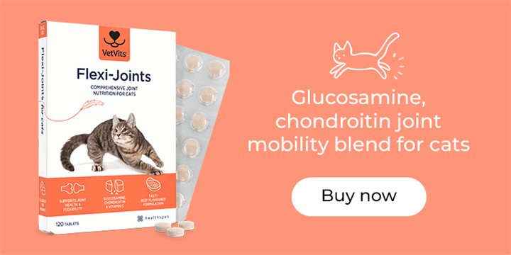 Flexi-Joints for cats: Glucosamine and chondroitin joint mobility blend for cats