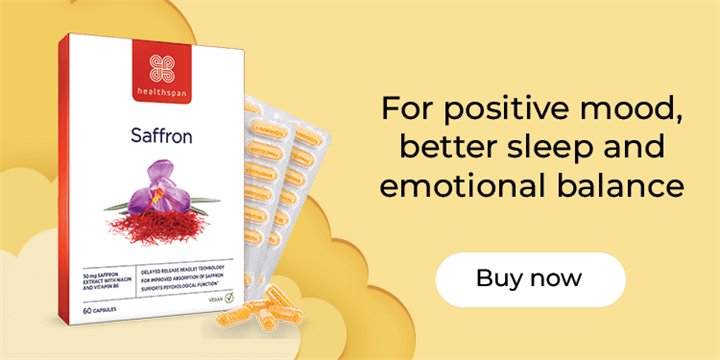 Saffron - for positive mood, better sleep and emotional balance. Buy now.