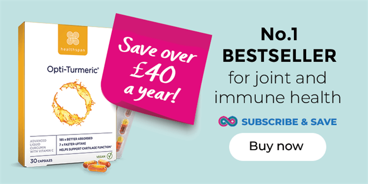 Opti-Turmeric. Number 1 bestseller for joint and immune health. Save over £40 a year! Buy now