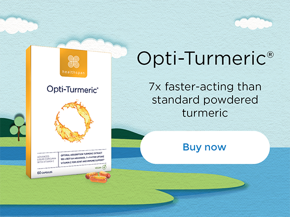 Opti-Turmeric: 7x faster-acting than standard powdered turmeric