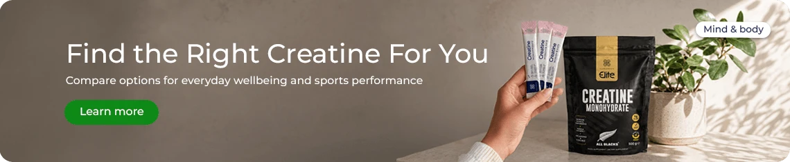 Find the right creatine for you – compare Healthspan creatine options for everyday wellbeing and sports performance