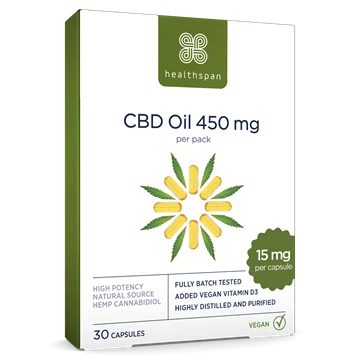 CBD Oil Capsules 450mg pack