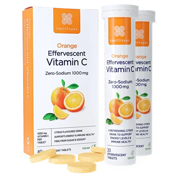 Effervescent Vitamin C 1000mg Orange pack