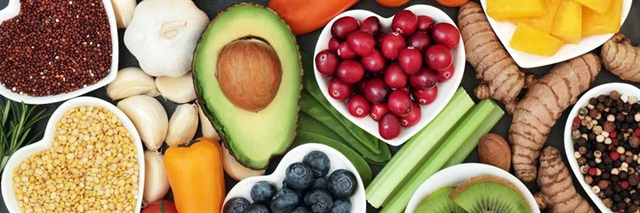 Fruit, vegetables and grains