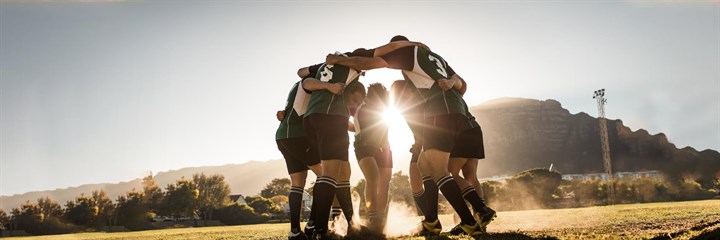 Rugby huddle