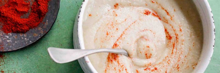 Cauliflower and celeriac soup