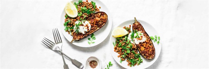 Roasted aubergine recipe