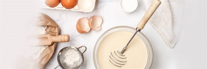 Image of pancake ingredients