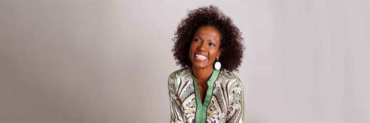 Woman smiling