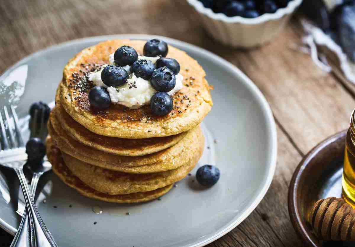 Banana pancakes with added protein