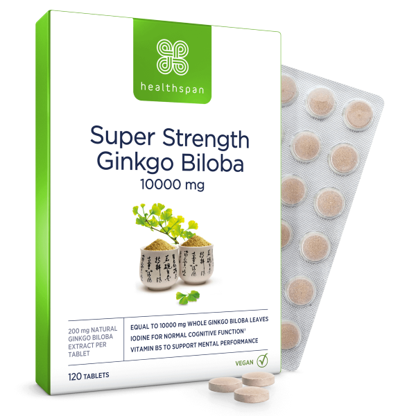 Super Strength Ginkgo Biloba pack