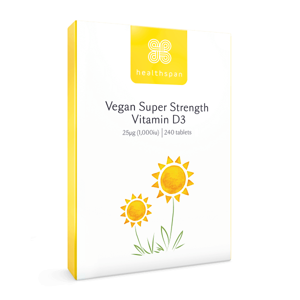 Super Strength Vitamin D3 Vegan Friendly pack