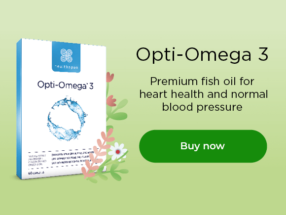 Opti-Omega 3: Premium fish oil for heart health and normal blood pressure