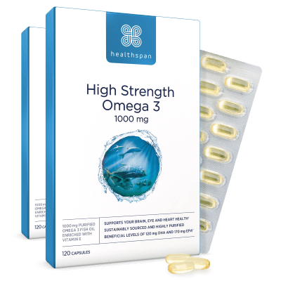 High Strength Omega 3 1,000mg pack