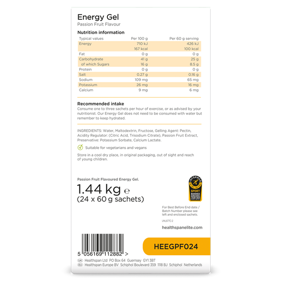 Elite Energy Gels 