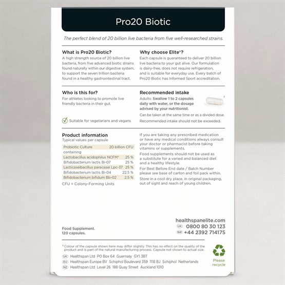 Elite Pro20 Biotic 