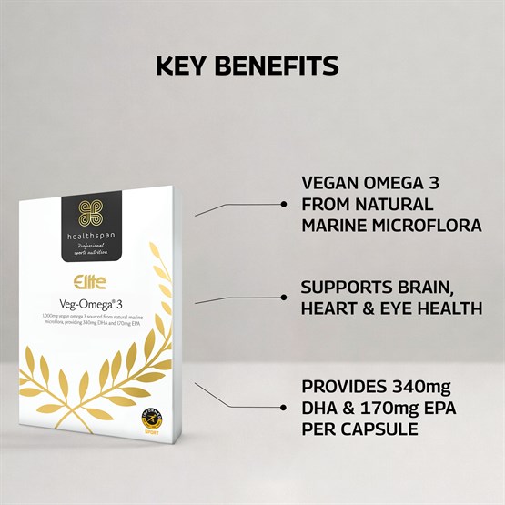 Elite Veg−Omega® 3 1000mg 
