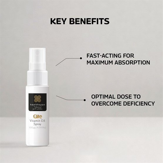 Elite Vitamin D3 Spray 4000iu 