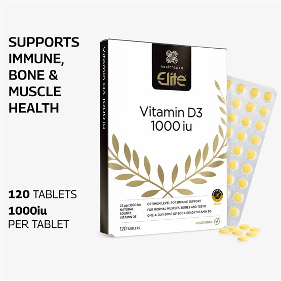 Elite Vitamin D3 1000iu 