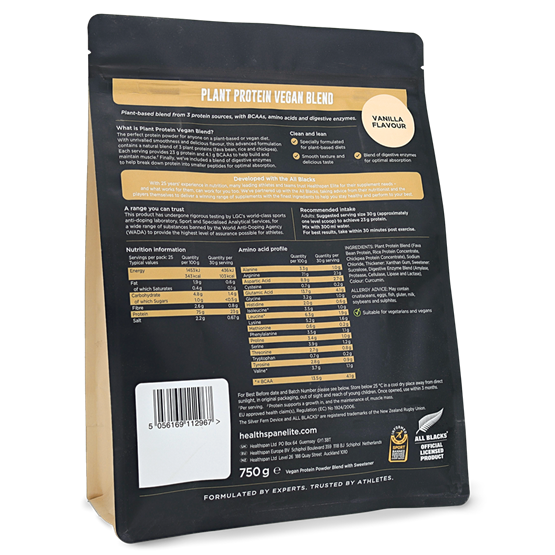 Elite All Blacks Plant Protein Vegan Blend 