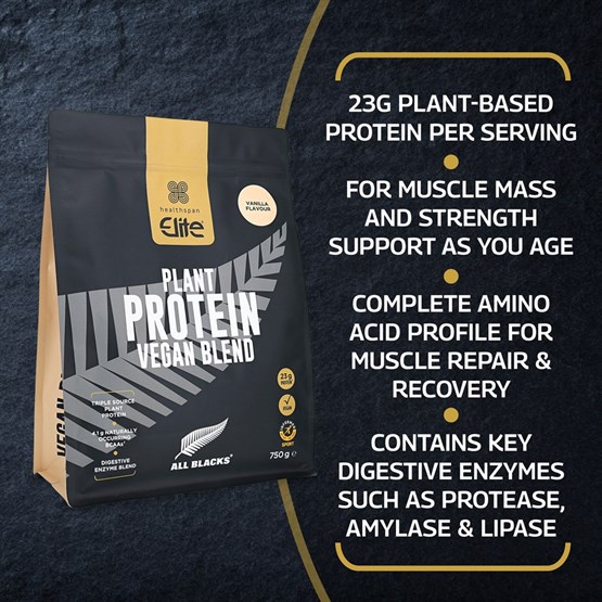 Elite All Blacks Plant Protein Vegan Blend 