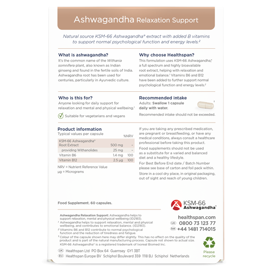 Ashwagandha Relaxation Support 