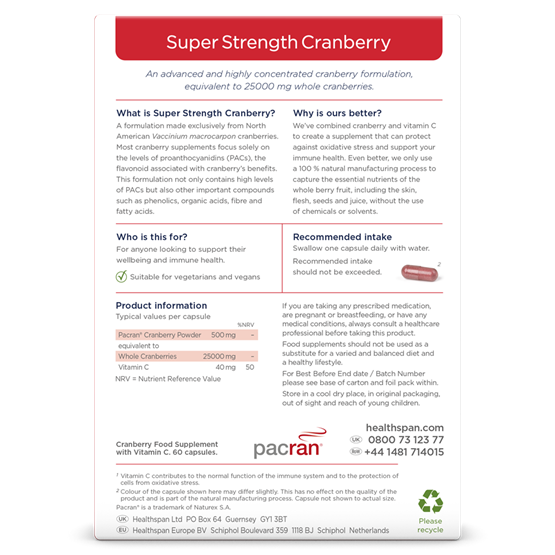 Super Strength Cranberry 