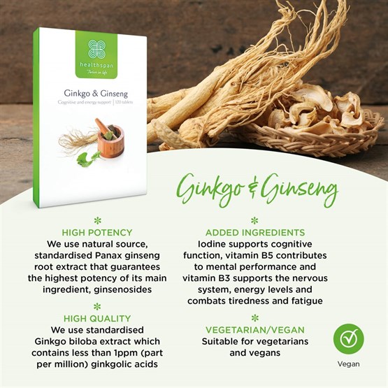 Ginkgo & Ginseng Cognitive Support 