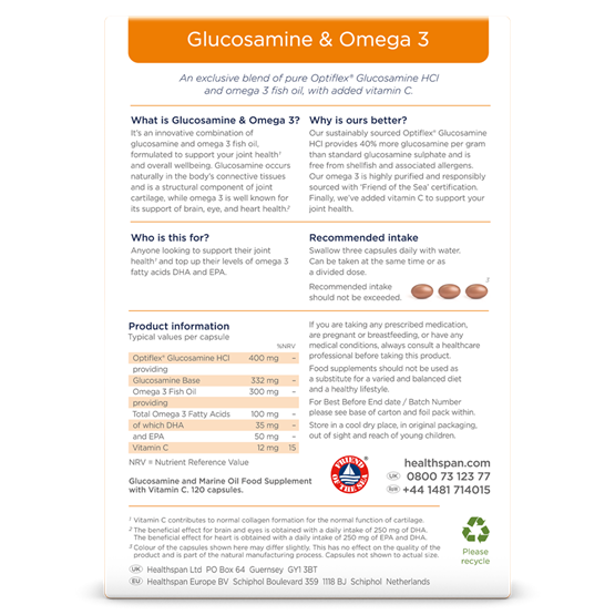 Glucosamine & Omega 3 