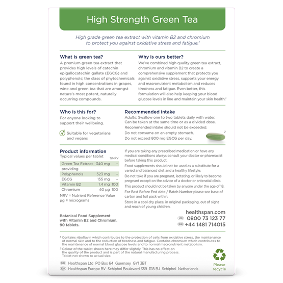 High Strength Green Tea 