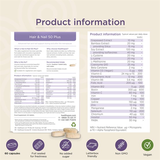 Replenish Hair & Nail 50 Plus 