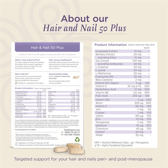 Replenish Hair & Nail 50 Plus 