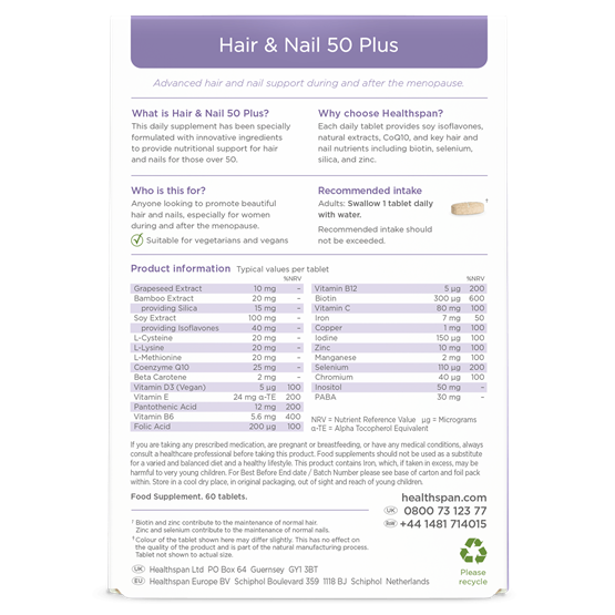 Replenish Hair & Nail 50 Plus 