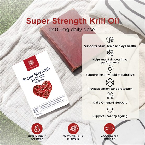 Super Strength Krill Oil 1200mg 