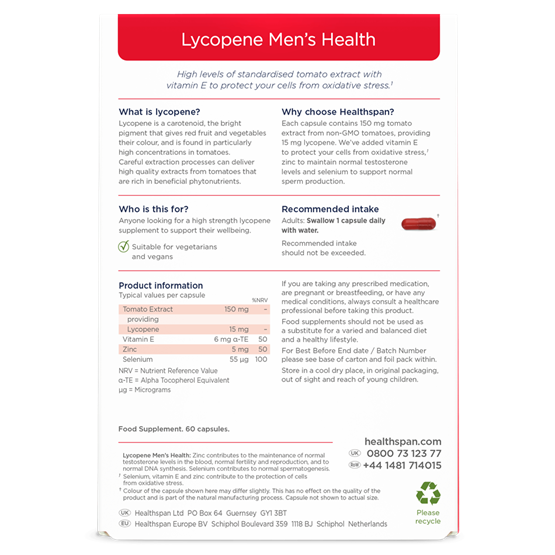Lycopene for Men's Health 