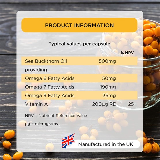 Omega 7 Sea Buckthorn Oil 