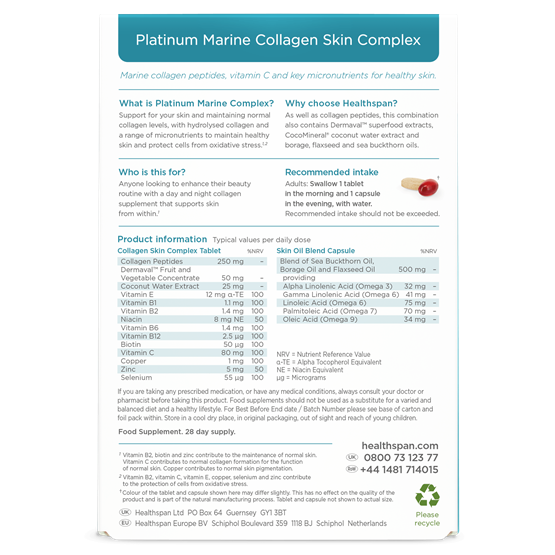 Platinum Marine Collagen Skin Complex 