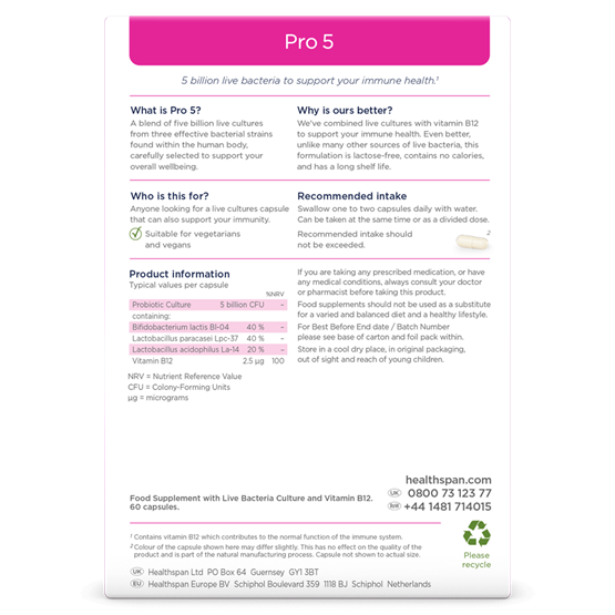 Probiotic 5 Billion 