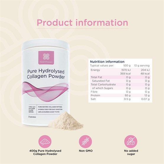 Pure Hydrolysed Collagen Powder 