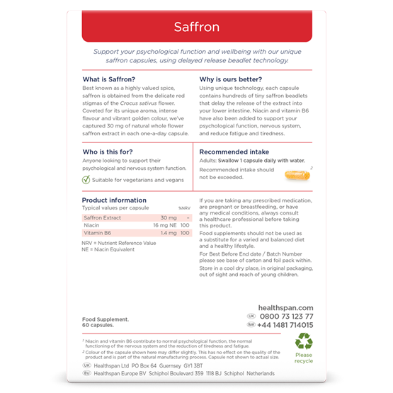 Saffron Mood Support 